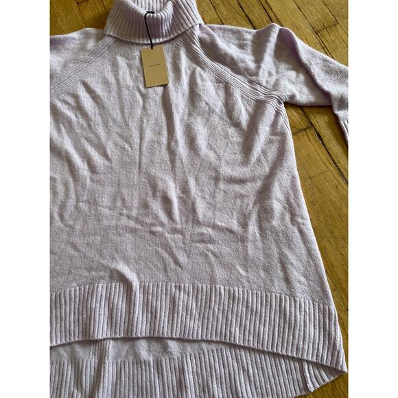 NWT Halogen Cashmere Turtleneck Sweater Womens Size Large Minimalist Winter - Picture 2 of 6